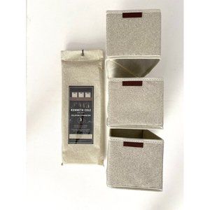 Kenneth Cole New York Collapsible Storage Bin - 3 Piece Set